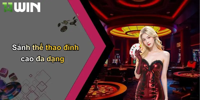 Sảnh thể thao đỉnh cao đa dạng